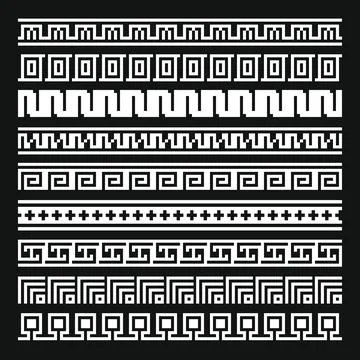 Greek vector pattern Stock Illustration