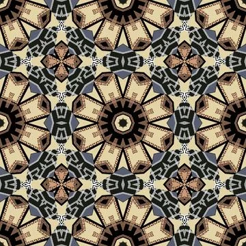 Greek vector seamless pattern. Abstract tribal ethnic style background. Repea Stock Illustration