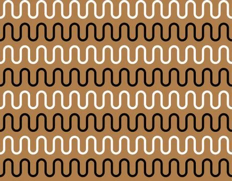 Greek waves seamless vector pattern or ornament. Illustrazione stock