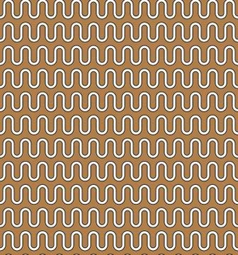 Greek waves seamless vector pattern or ornament. Stock Illustration