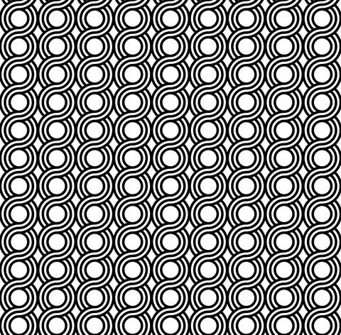 Greek waves seamless vector pattern or braided ornament. Illustrazione stock