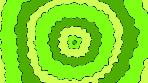 Green 2D Cartoon Transition Stock Footage 110812134