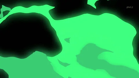Green 2D fire loop animation effect Stock Footage 146072682