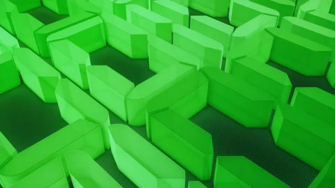 Green 3d binary digits screen close up looping background Stock Footage 133439165
