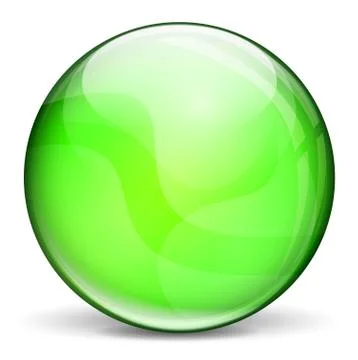 Green 3d bubble Stock Illustration