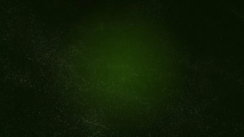 Green 3D cyberspace of small particles, glowing dust.  background animation Stock Footage 277728091