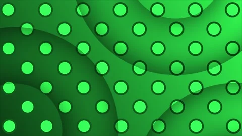 Green 3d depth semi circle shapes, simple and elegant minimal background Video stock 271328218