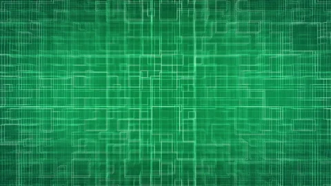 Green 3D Geometric Tiles Loop Up Animation Background Stock Footage 195215592