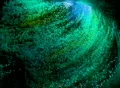 Green 3D Particles Animation Footage