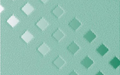 Green 3D textured background graphic with diamond shapes Stock Illustration