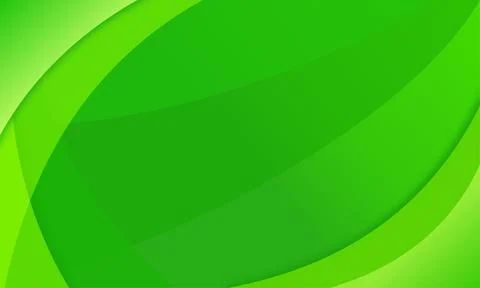 Green Abstrack Overlapping Forms Background Stock Illustration