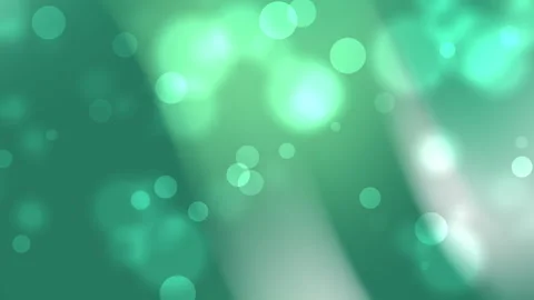 Green abstract animation with soft glowing bokeh and smooth gradient motion Video stock 333288929