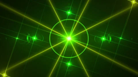 Green abstract background and rays, loop Stock Footage 62279010