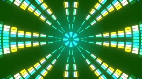 Green abstract background and rectangles, loop Video stock 63650900