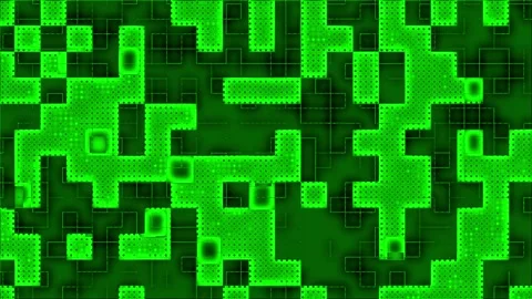 Green abstract background board simulation animation with particles Stock Footage 302222587