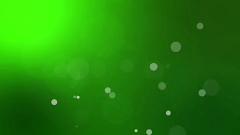 Green abstract background with bokeh lights Stock Footage 260238607