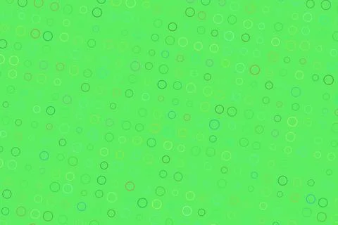 Green abstract background with circles and squares pattern イラスト素材