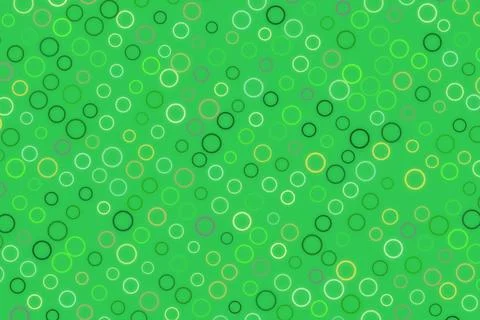 Green abstract background with circles and geometric shapes イラスト素材