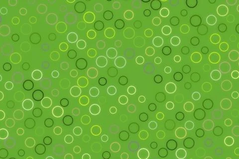 Green abstract background with circles and squares pattern 스톡 일러스트