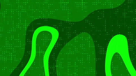 Green abstract background with dots and curves, suitable for modern designs Stock Footage 306160467