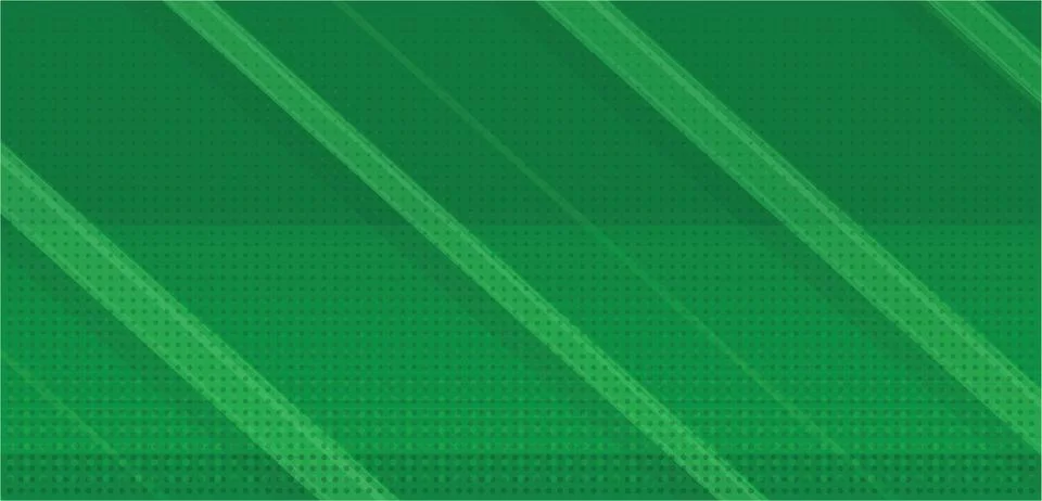 Green abstract background with dynamic diagonal stripes and halftone dot pa.. Stock Illustration