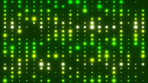 Green abstract background, flashing light and motion particles, loop Stock Footage 122649131