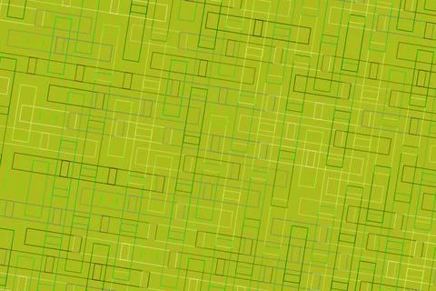 Green abstract background with geometric shapes and lines Stock Illustration