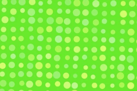 Green abstract background with glowing hexagons and circles Stock Illustration