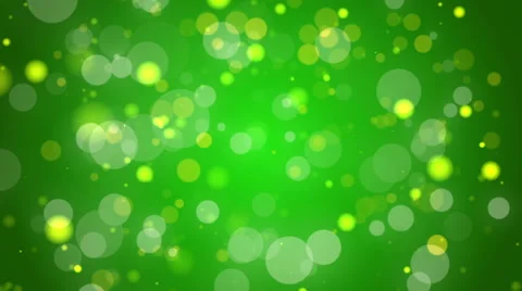 Green abstract background, gold and white particle, loop Stock Footage 54657352