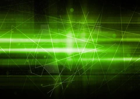 Green Abstract Background Stock Illustration