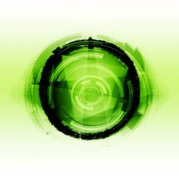 Green Abstract Background Stock Illustration