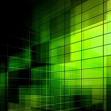 Green Abstract Background Stock Illustration