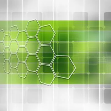 Green Abstract Background Stock Illustration