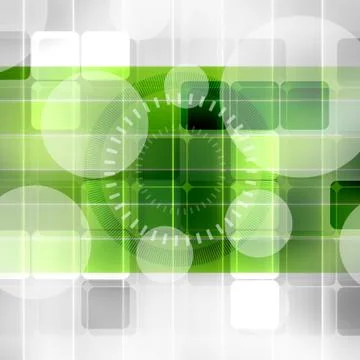 Green Abstract Background Stock Illustration