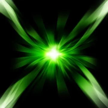Green Abstract Background Stock Illustration