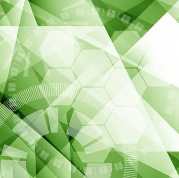 Green Abstract Background Stock Illustration