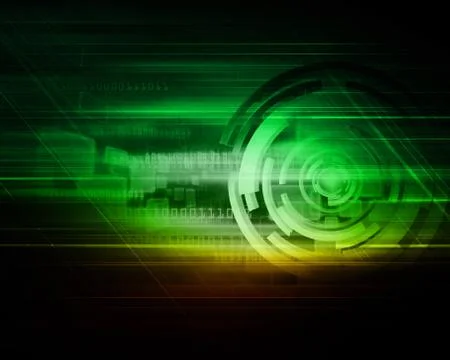 Green Abstract Background Stock Illustration