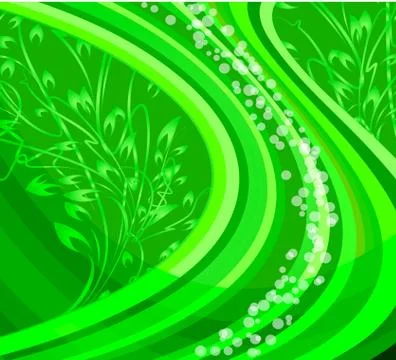 Green abstract background. Stock Illustration