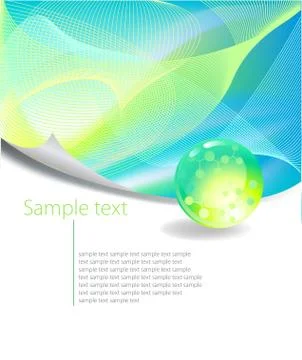 Green Abstract Background Illustrazione stock