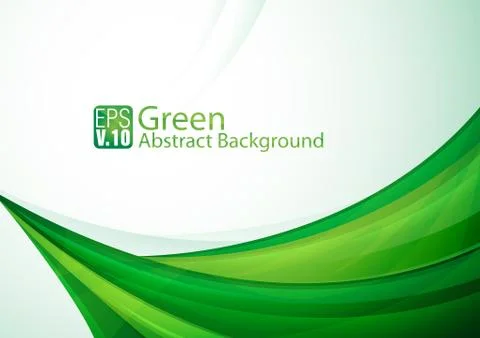 Green Abstract Background Stock Illustration