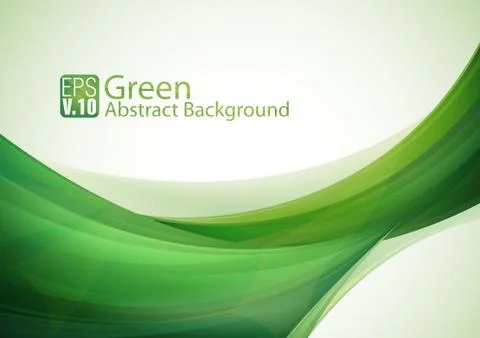 Green Abstract Background Stock Illustration