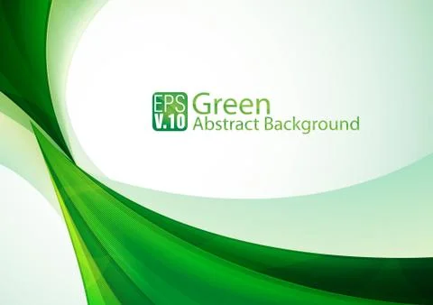 Green Abstract Background Stock Illustration