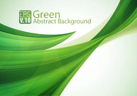 Green Abstract Background Stock Illustration