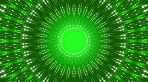 Green abstract background, kaleidoscope light, loop Stock Footage 59922320
