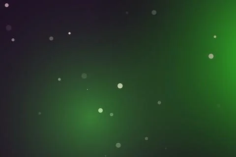 Green abstract background with light bokeh and soft glow Stock Illustration