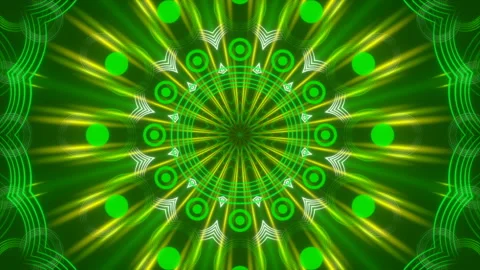 Green abstract background, motion lines and light, loop Stock Footage 88141036