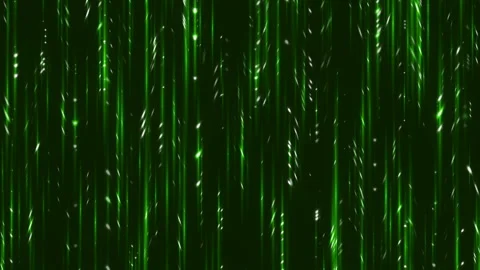 Green abstract background, motion particles and light, loop Stock Footage 126561821