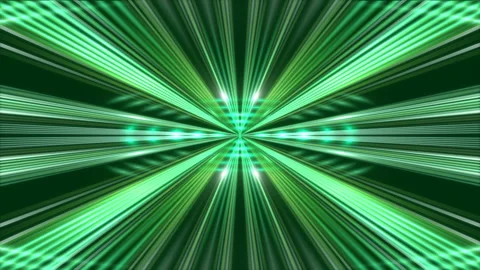 Green abstract background, motion rays and flashing light, loop Stock Footage 160406651