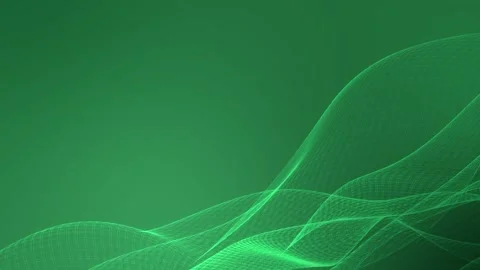 Green abstract background with moving grid. Animation of abstract bright Stock Footage 259265283