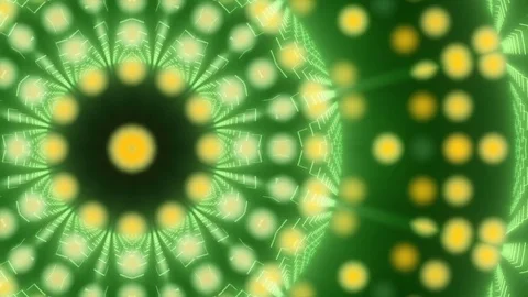 Green abstract background, moving shapes, loop Stock Footage 79322455